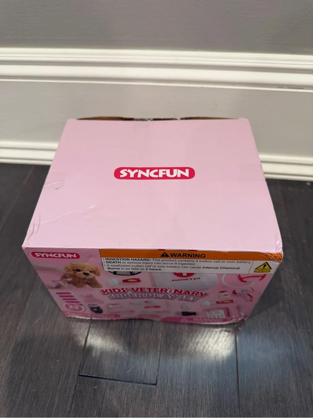 NWT Syncfun Kids Doctor Vet Playset – Pink 23-Piece Medical Kit Pretend Play